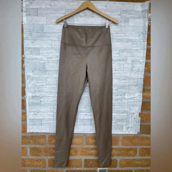 Aritzia Wilfred Free Pant Faux Leather Leggings large - Picture 1 of 9